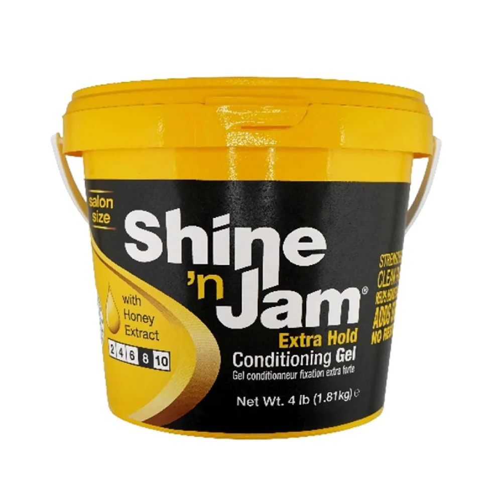 Shine ’n Jam Extra Hold Conditioning Gel 1800ml | Firm Hold Styling Gel