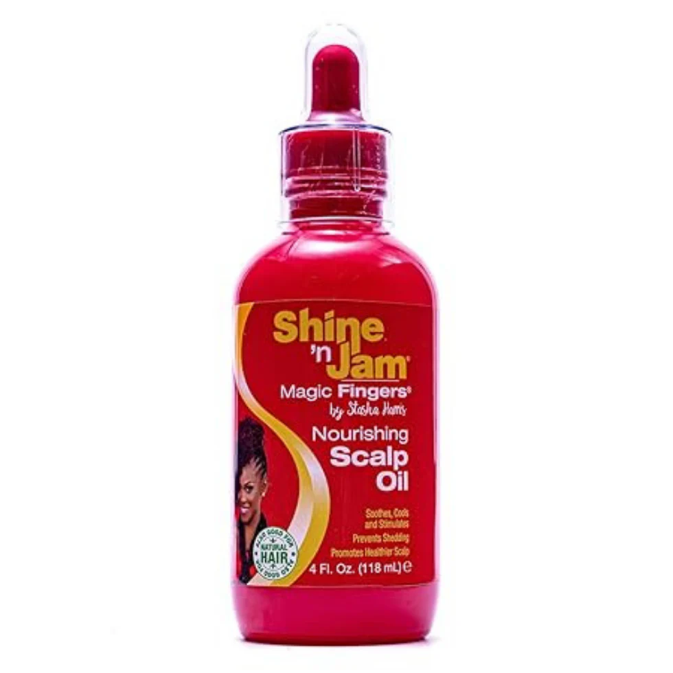 Shine ’n Jam Magic Fingers Nourishing Scalp Oil 4oz | Scalp Care & Hair Oil