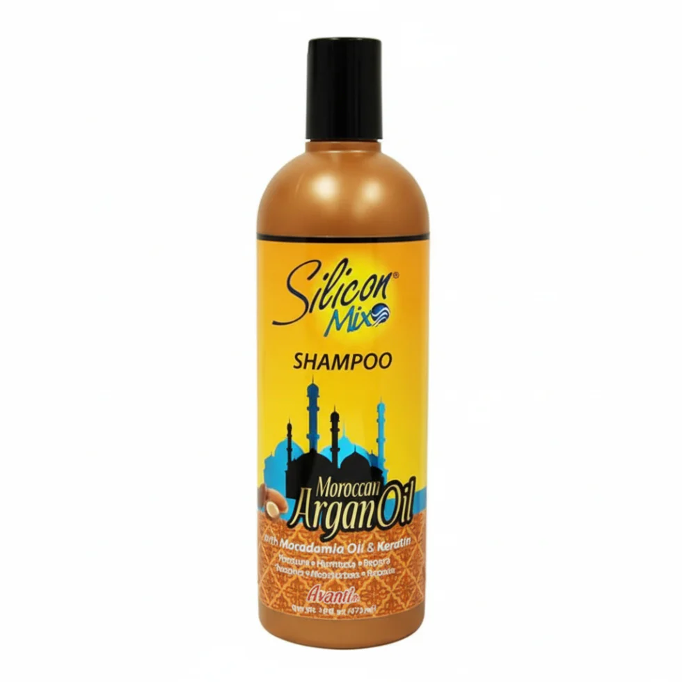 Silicon Mix Moroccan Argan Oil Shampoo 473ml | Repair & Moisturize Dry Hair