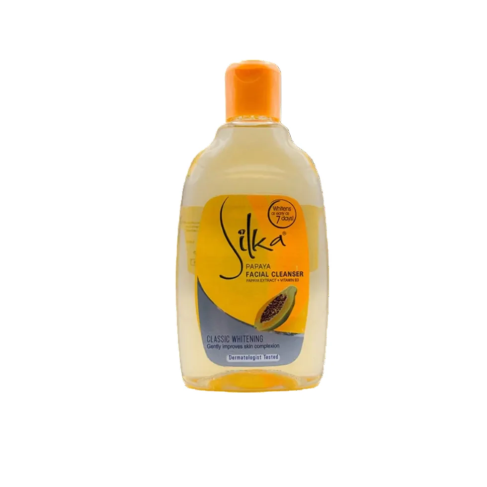 Silka Papaya Facial Cleanser 150ml | Deep Cleansing & Brightening Face Wash