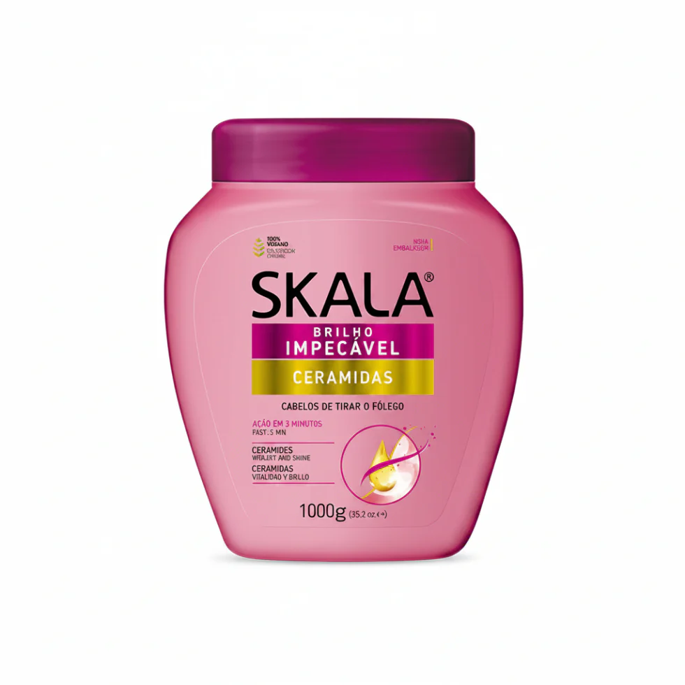 Skala Ceramidas Conditioning Cream 1000g | Shine Boost & Hair Repair Care