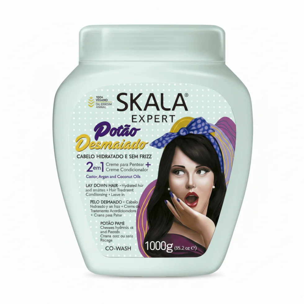 Skala Potão Desmaiado Co-Wash 1000g | Anti-Frizz Deep Moisture Hair Care