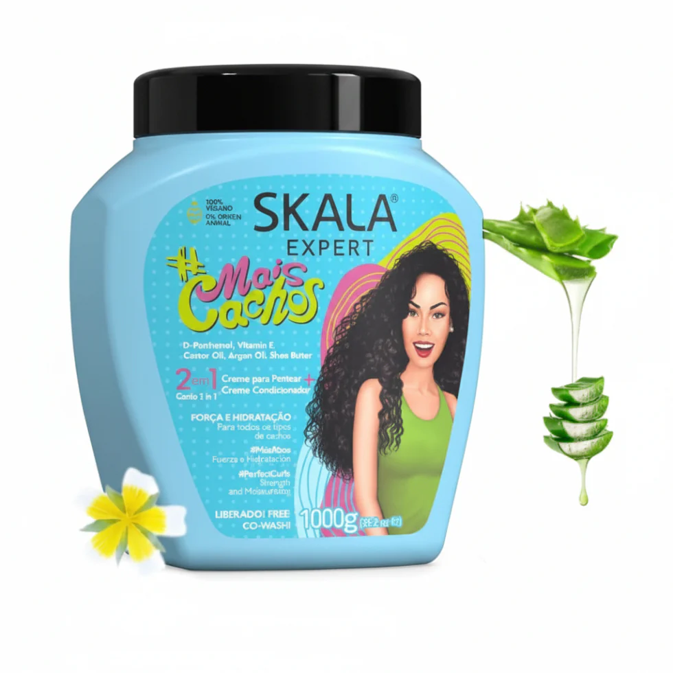 Skala Mais Cachos Treatment Cream 1000g | Curl Definition & Moisture Care