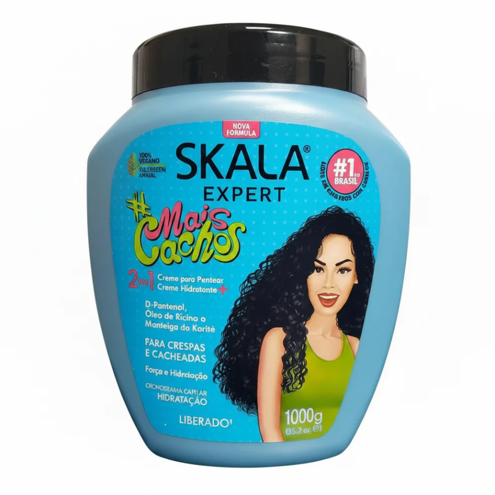 Skala Mais Cachos Co-Wash 1000g | Curl Hydration & Frizz Control Care
