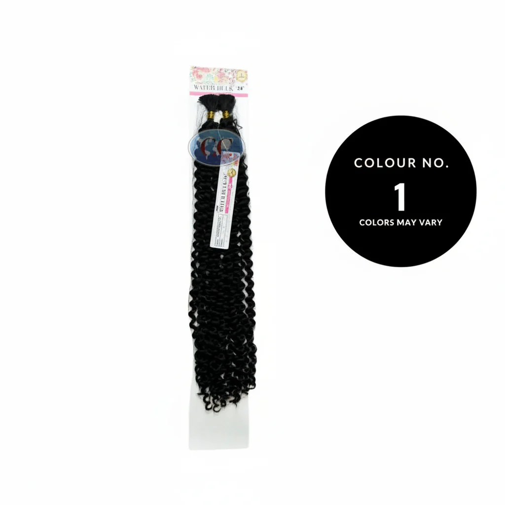 Smart Braid Pre-Curled Synthetic Braid- WATER BULK 24"