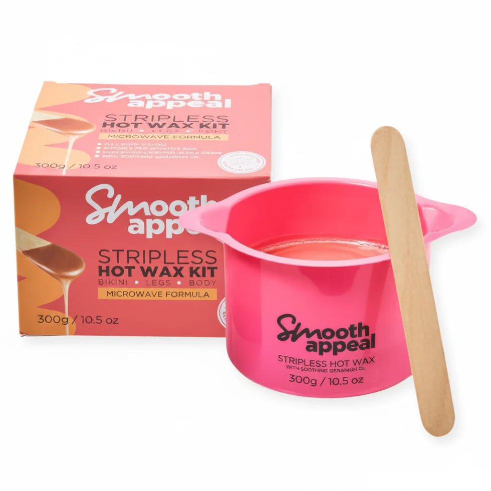 Smooth Appeal Microwave Stripless Hot Wax Kit 300g | At-Home Hair Removal Wax - Image 4
