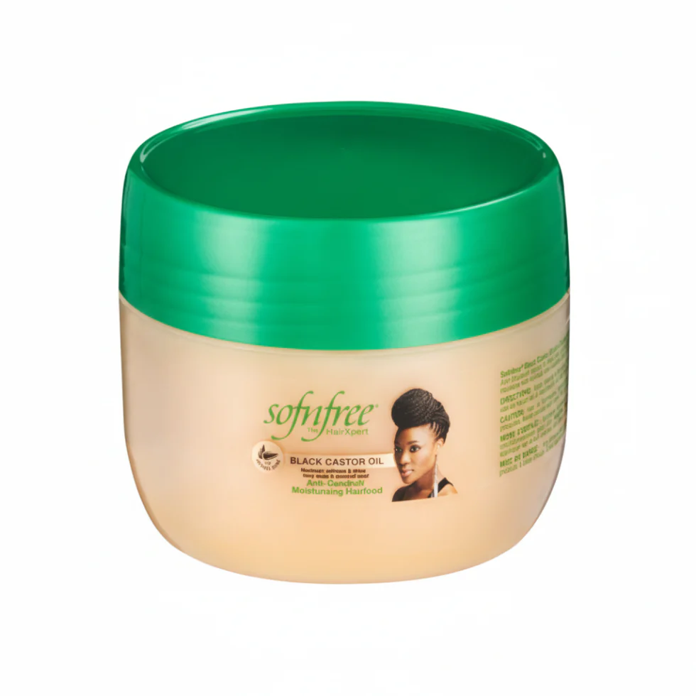 Sof N Free Black Castor Oil Anti-Dandruff Hair Food 250ml | Moisturize - Image 2