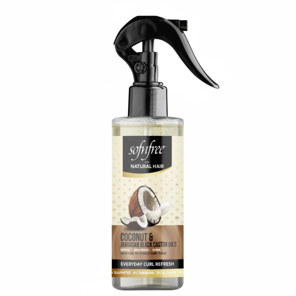 Sof N Free Coconut & Jamaican Black Castor Oil Curl Refresher 240ml