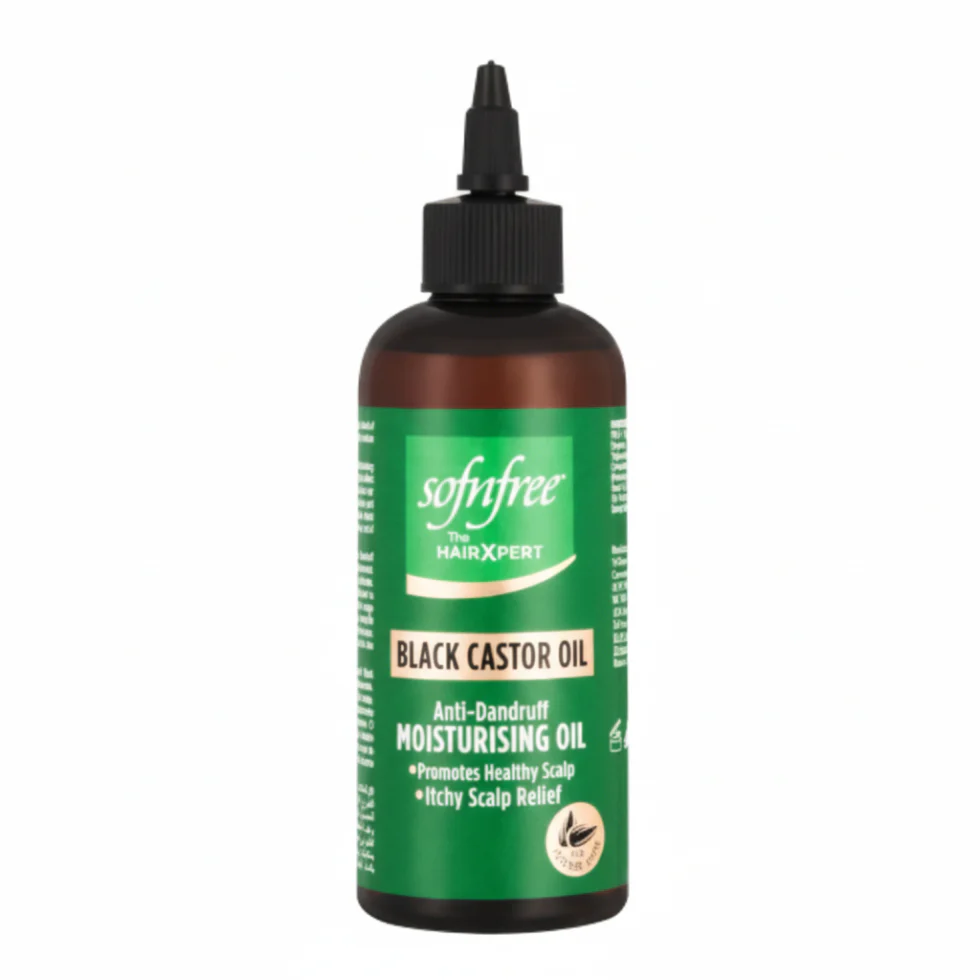 Sofn’Free Black Castor Oil Anti-Dandruff Moisturising Oil 200ml | Care