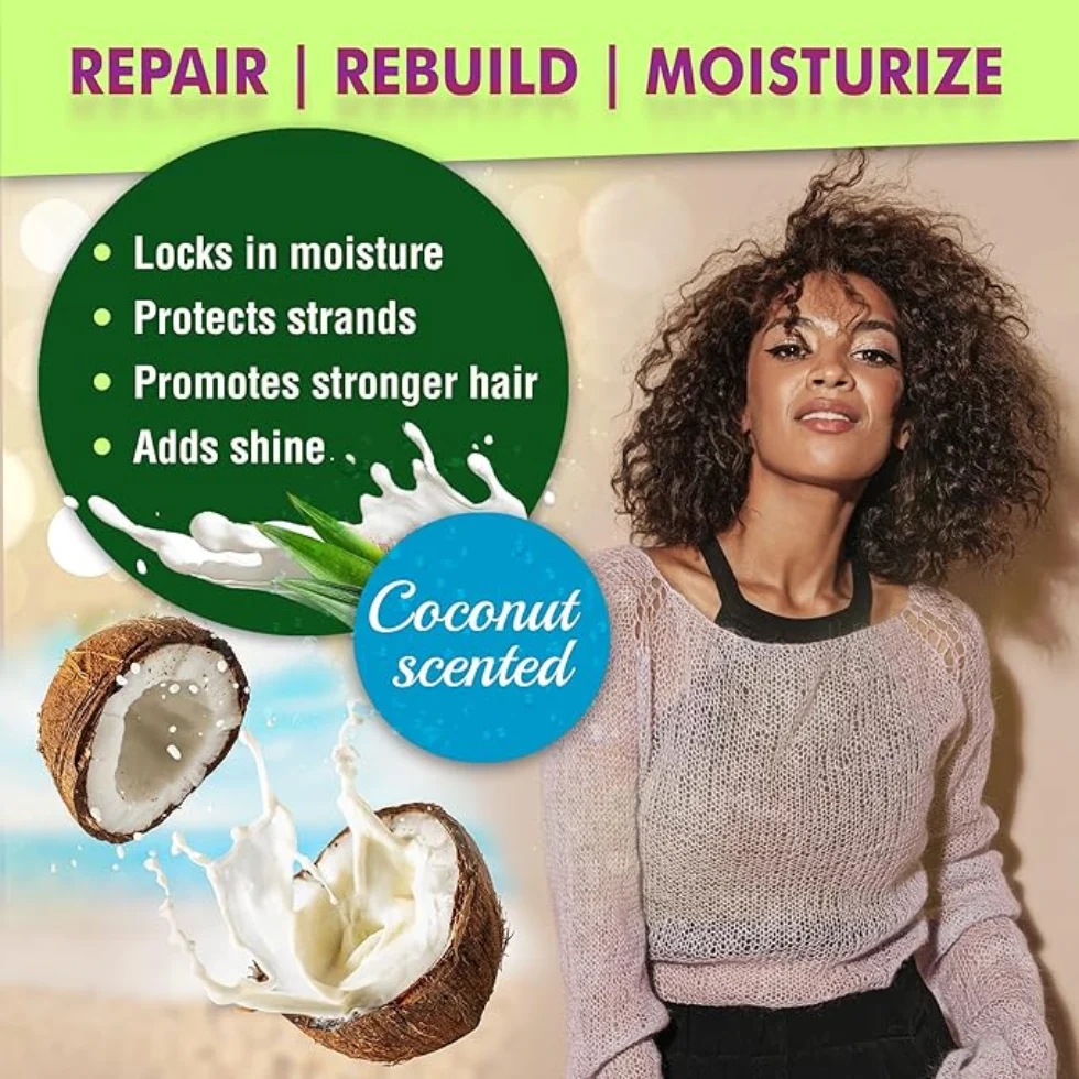 Sofn’Free Gro Healthy Shea & Coconut Frizz Fighter 237ml | Smooth Hair - Image 2