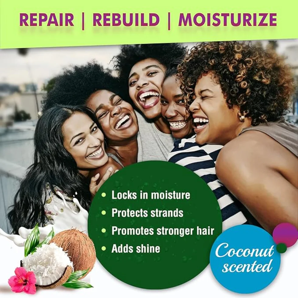 Sofn’Free Gro Healthy Shea & Coconut Moisturizing Shampoo 355ml | Hydrate - Image 2