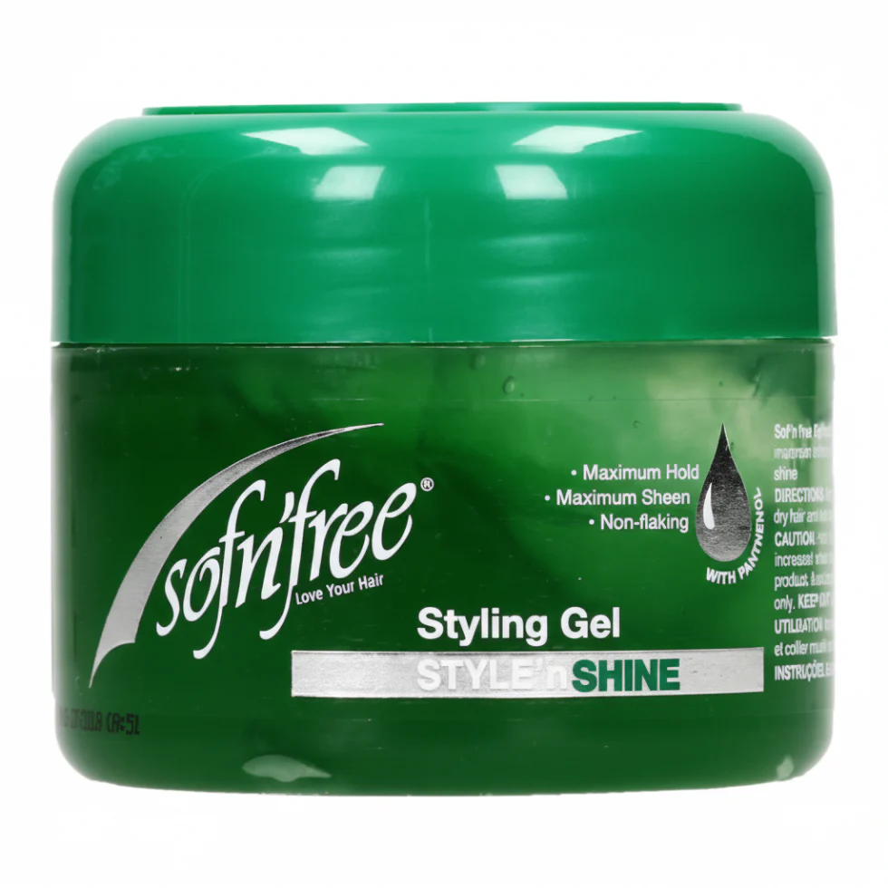 Sofn'Free Styling Gel with Panthenol 250ml | Strong Hold & Shine