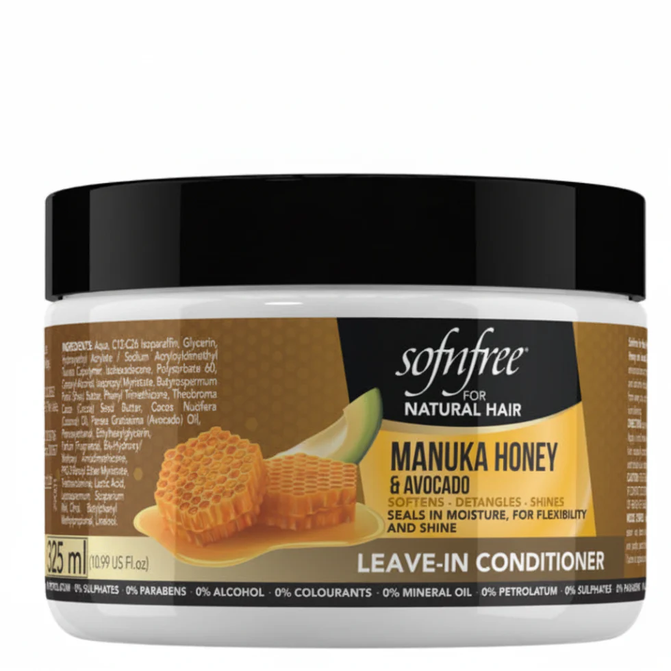 Sofn’free Leave-In Conditioner Manuka Honey & Avocado 325ml | Hydrate