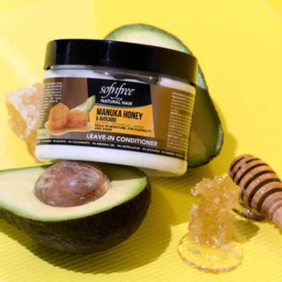 Sofn’free Leave-In Conditioner Manuka Honey & Avocado 325ml | Hydrate - Image 3