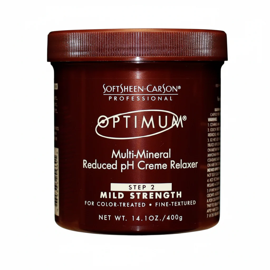 SoftSheen-Carson Optimum Multi-Mineral Reduced pH Crème Relaxer Step 2 14.1oz | Smooth Hair