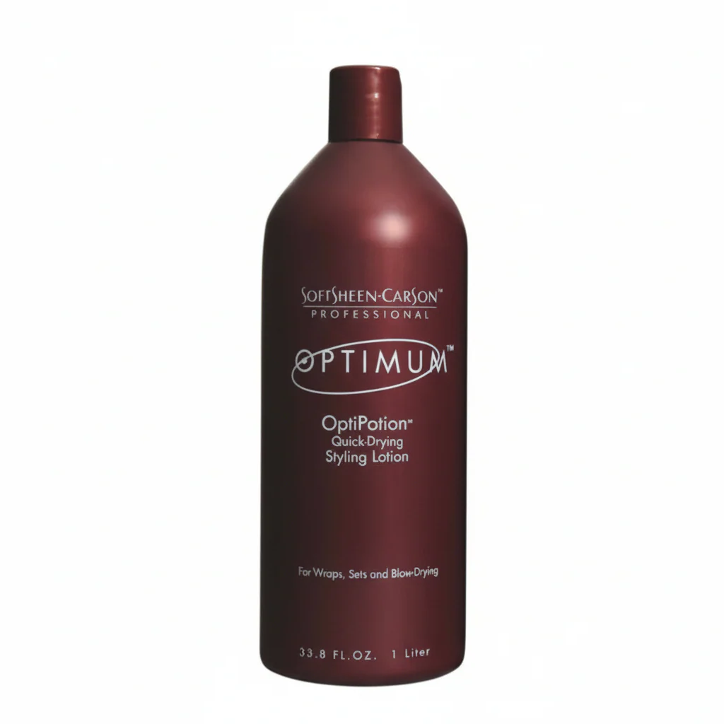 SoftSheen-Carson Optimum Optipotion Quick-Drying Styling Lotion 16.9oz | Sleek Hair Fast