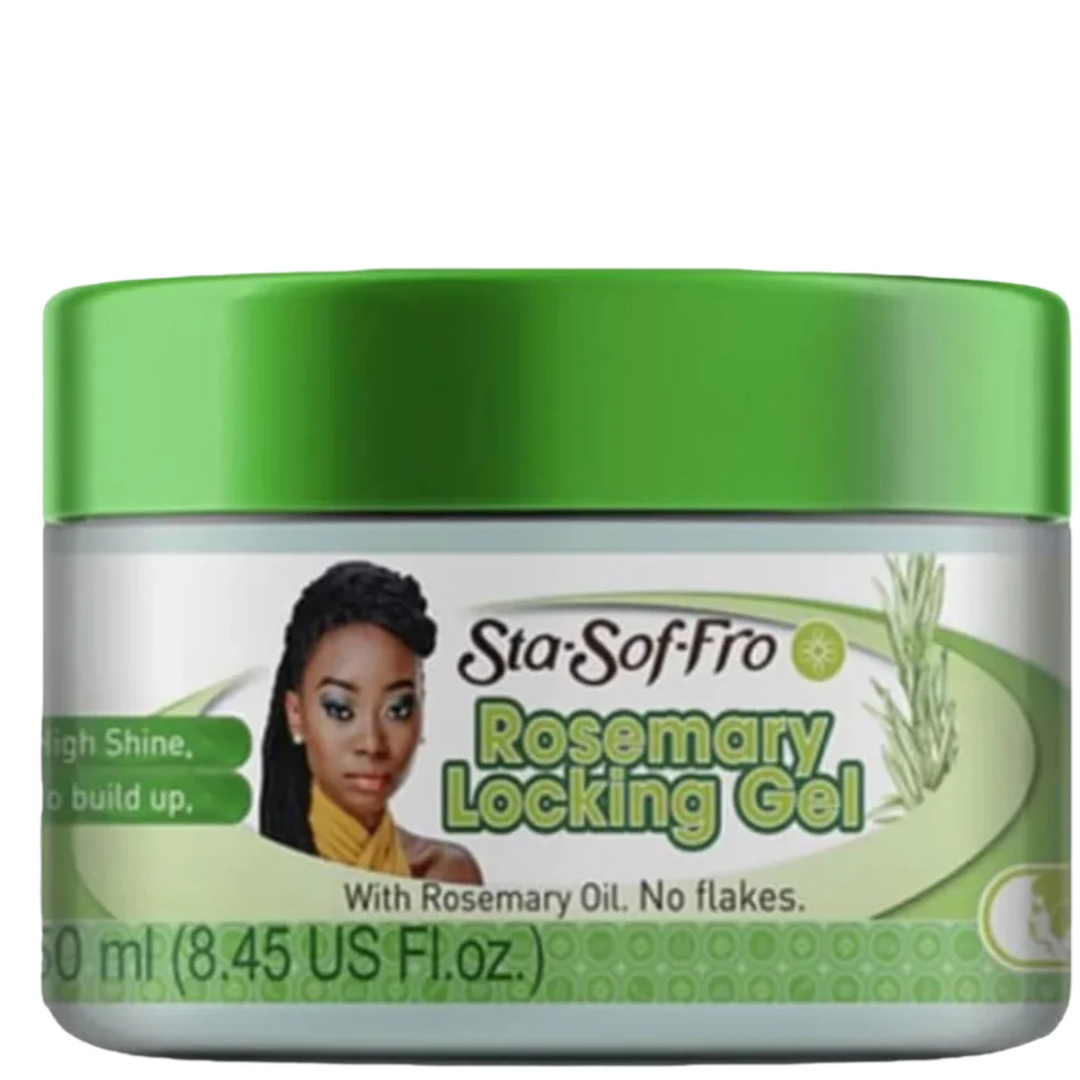 Sta-Sof-Fro Rosemary Locking Gel 250ml | Long-Lasting Hold Hair Gel & Fresh Scent