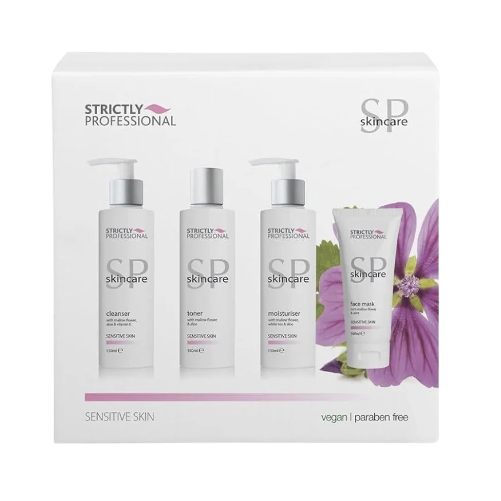 Strictly Professional Facial Care Kit | Sensitive Skin Gentle Skincare Set