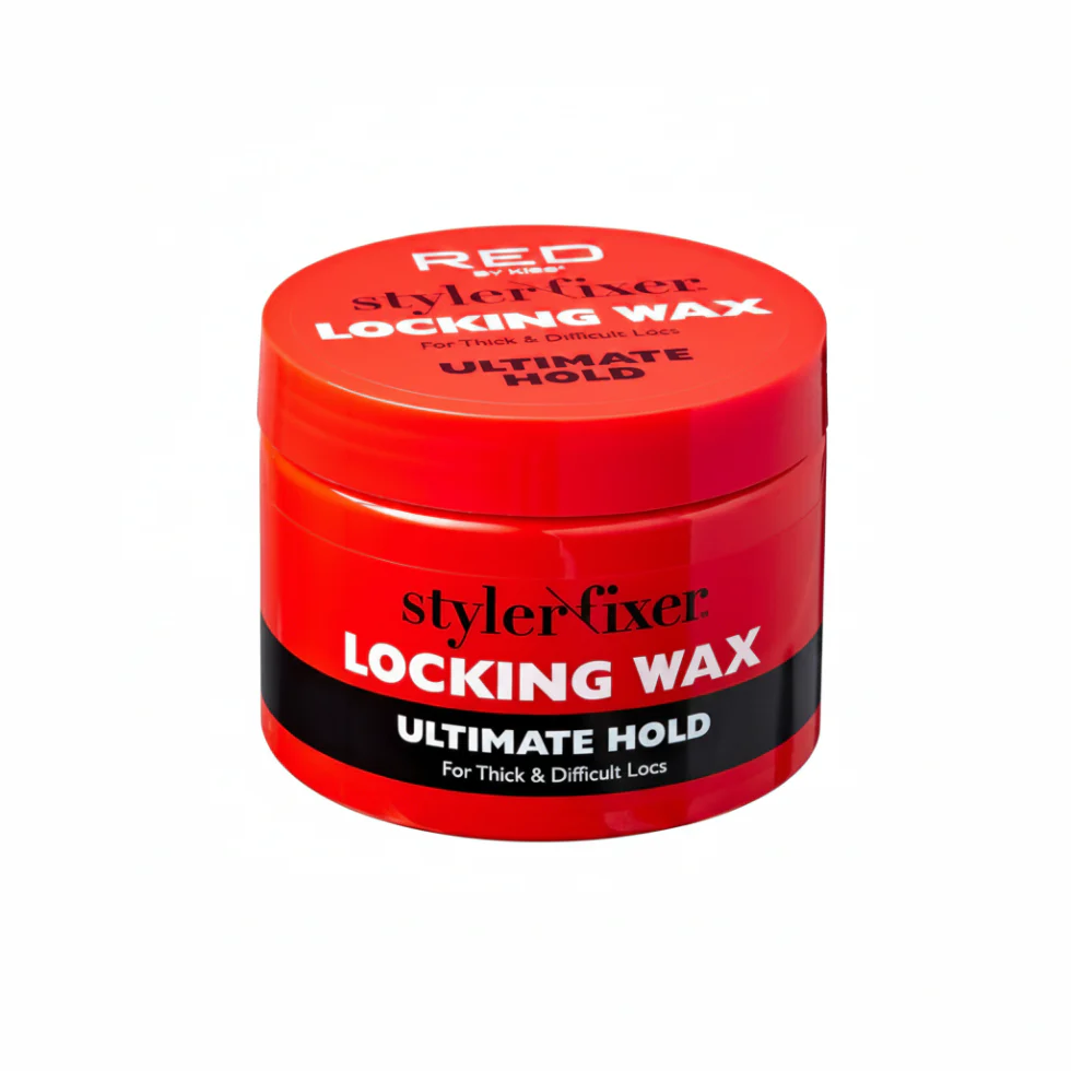 Red by Kiss Styler Fixer Locking Wax 6oz | Ultimate Hold for Thick Locs