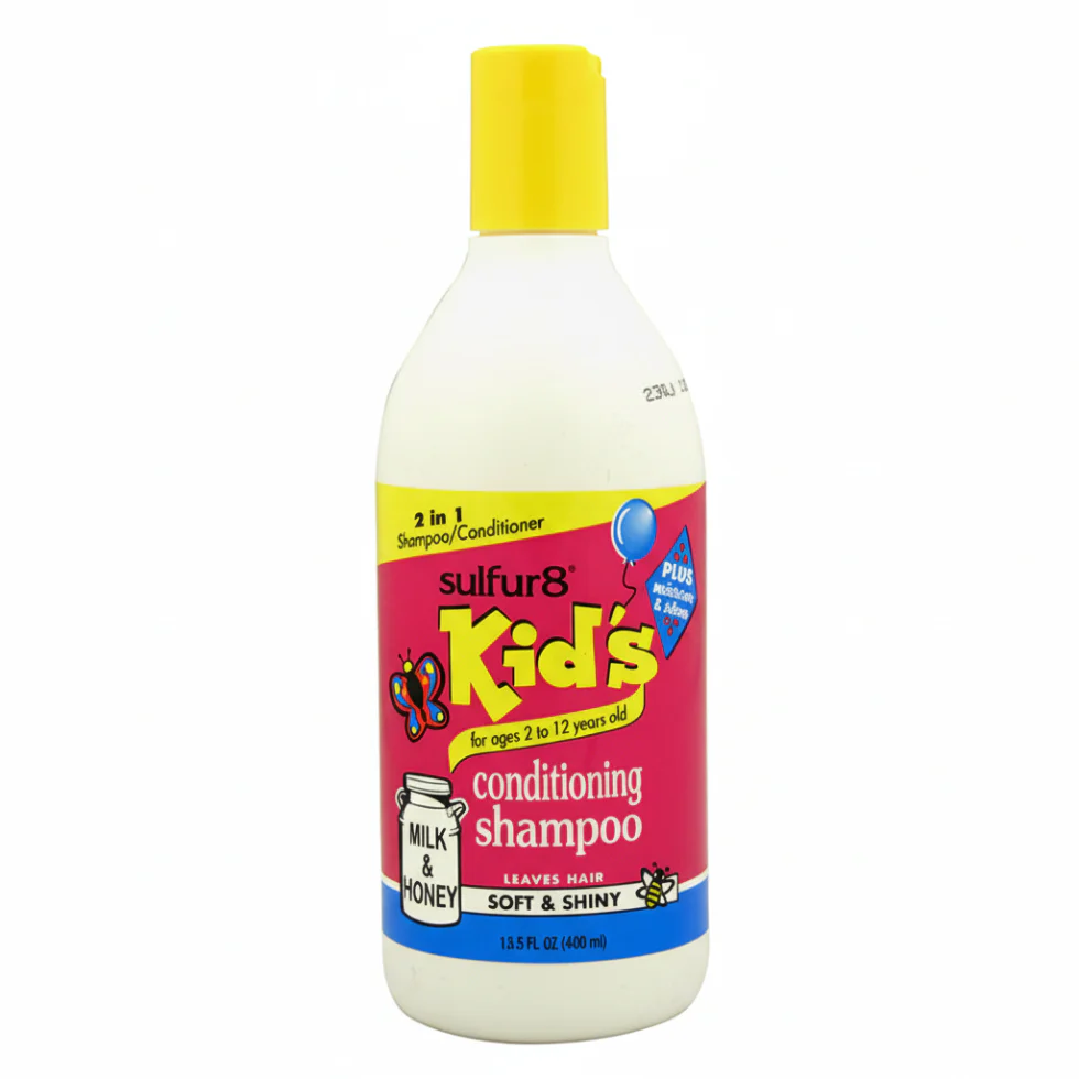 Sulfur8 Kids Milk & Honey Conditioning Shampoo 400ml | Moisture Care & Soft Hair