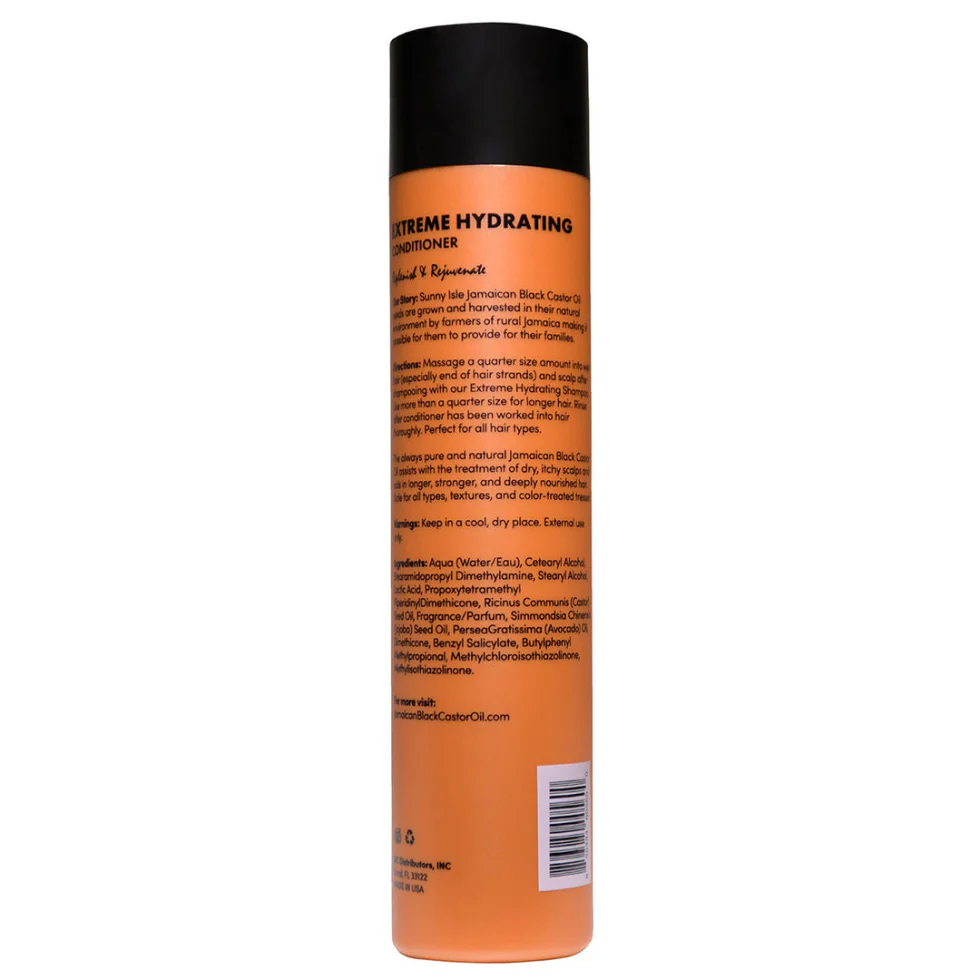 Sunny Isle Jamaican Black Castor Oil Hydrating Conditioner 10.1oz | Sulfate-Free - Image 2