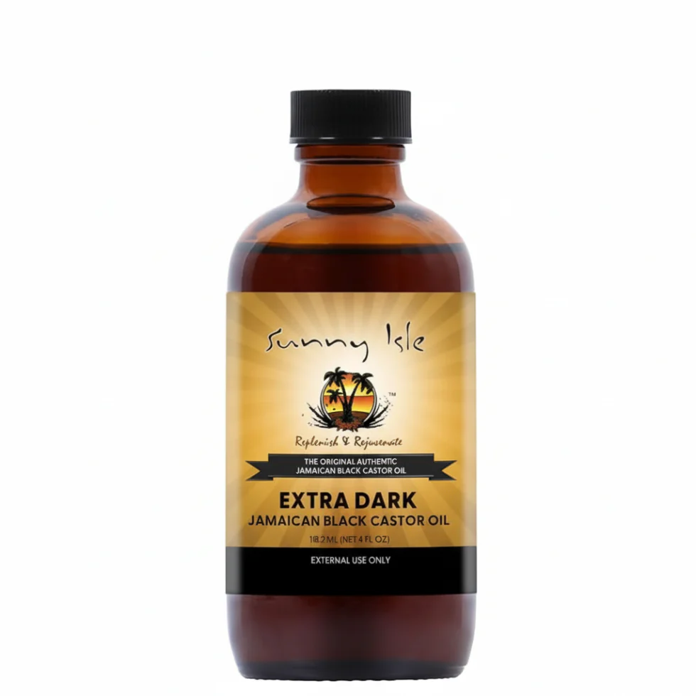 Sunny Isle Extra Dark Jamaican Black Castor Oil 4oz | Hair Growth & Strength