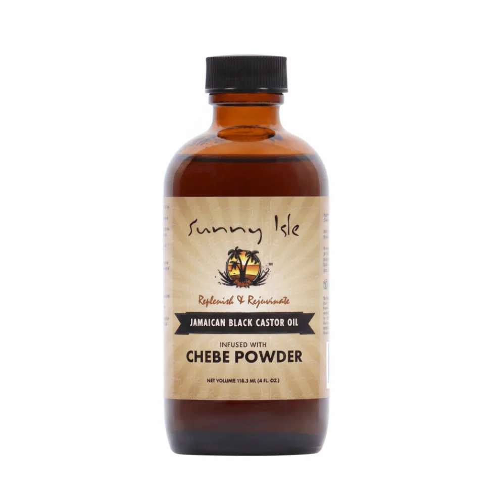Sunny Isle Jamaican Black Castor Oil with Chebe 4oz | Strength & Hair Growth
