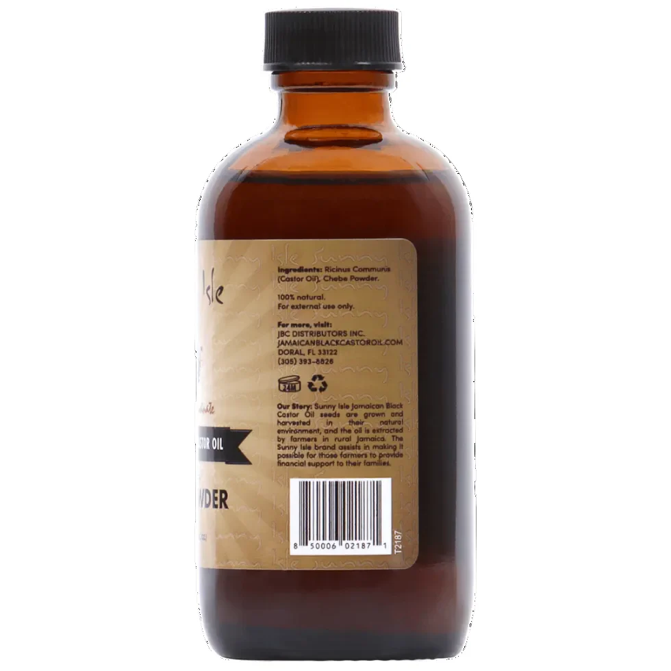 Sunny Isle Jamaican Black Castor Oil with Chebe 4oz | Strength & Hair Growth - Image 2