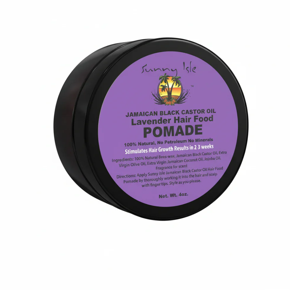 Sunny Isle Jamaican Black Castor Oil Lavender Hair Food Pomade 118ml | Hair Growth - Image 2