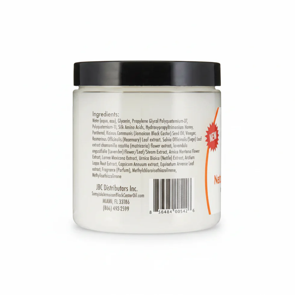 Sunny Isle Jamaican Black Castor Oil Curly Styling Custard 8oz | Curl Definer - Image 2