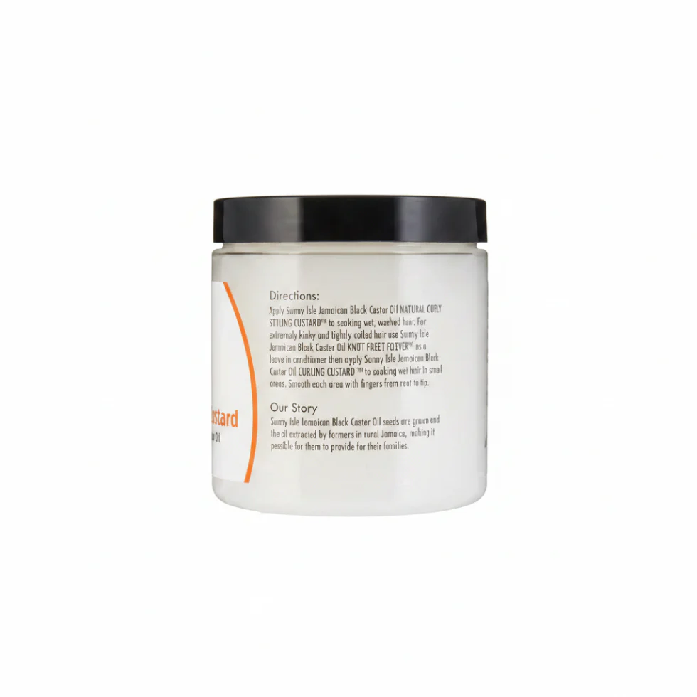 Sunny Isle Jamaican Black Castor Oil Curly Styling Custard 8oz | Curl Definer - Image 3