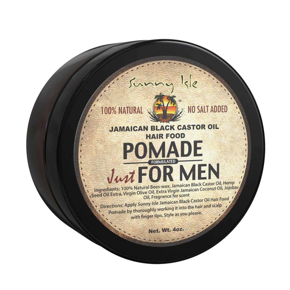 Sunny Isle Jamaican Black Castor Oil Pomade Just for Men 4oz | Strength & Shine - Image 2