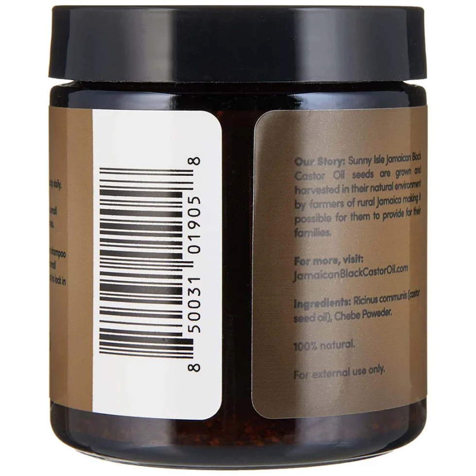 Sunny Isle Jamaican Black Castor Oil Chebe Powder Pure Butter 4oz | Hair Growth & Moisture - Image 2
