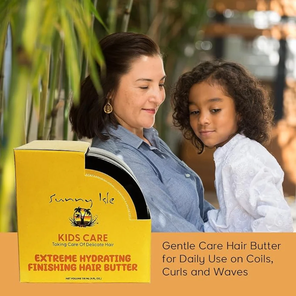 Sunny Isle Kids Care Hair Butter 118ml | Extreme Hydration & Moisturizing Care - Image 3