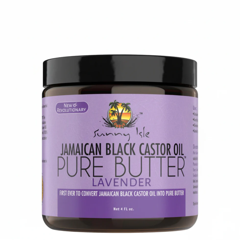 Sunny Isle Lavender Jamaican Black Castor Oil Pure Butter 4oz | Hair & Skin Care