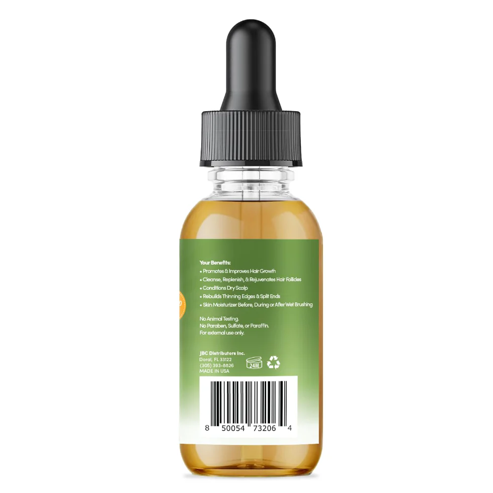 Sunny Isle Rosemary Mint Hair & Strong Roots Oil Lite 3oz | Strength & Growth Care - Image 2