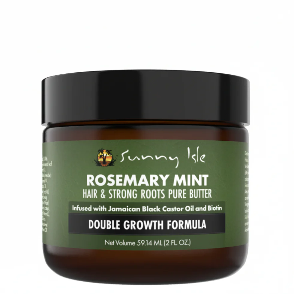 Sunny Isle Rosemary Mint Hair & Strong Roots Butter 2oz | Growth & Strength Care