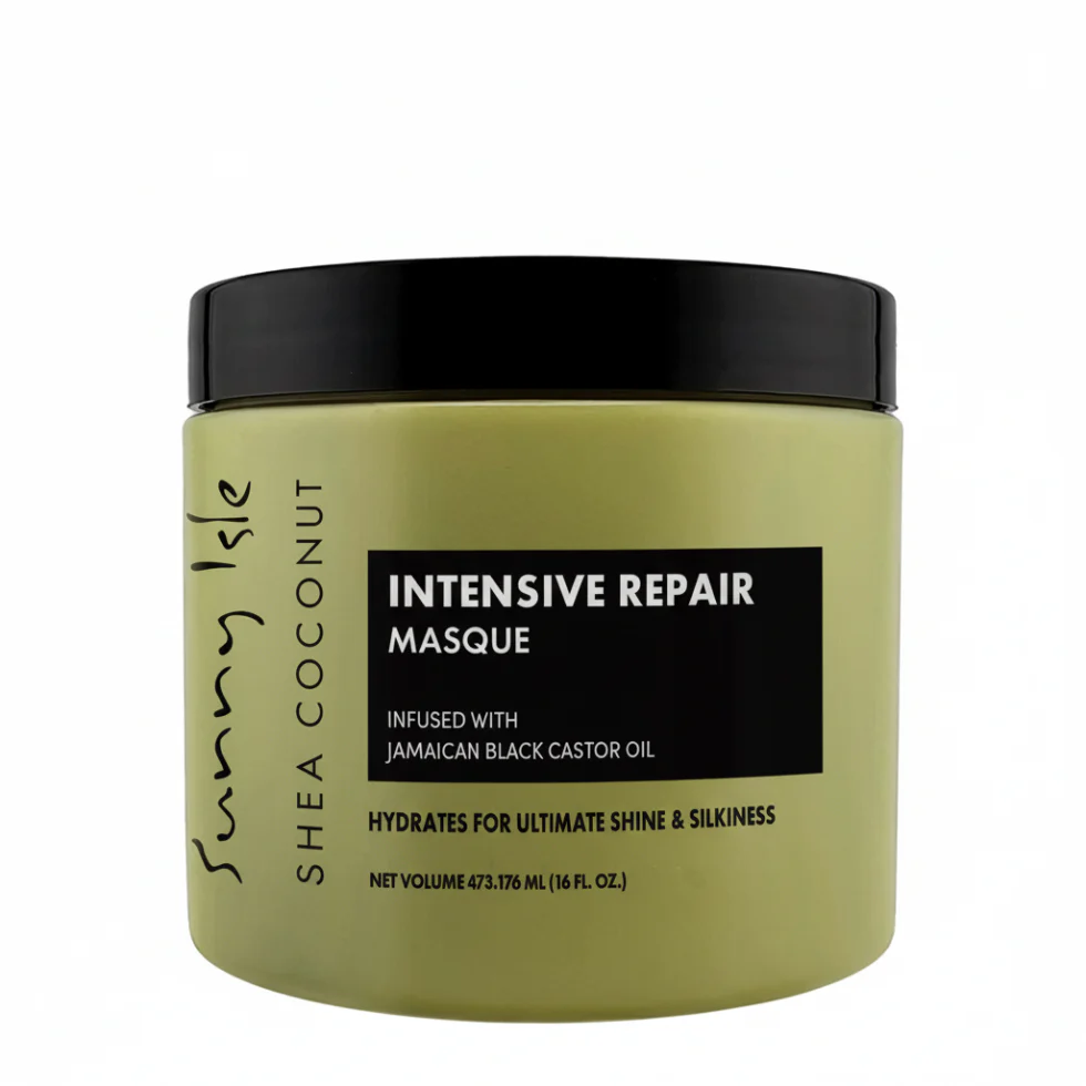 Sunny Isle Shea Coconut Intensive Repair Masque 16oz | Deep Repair Hair Treatment