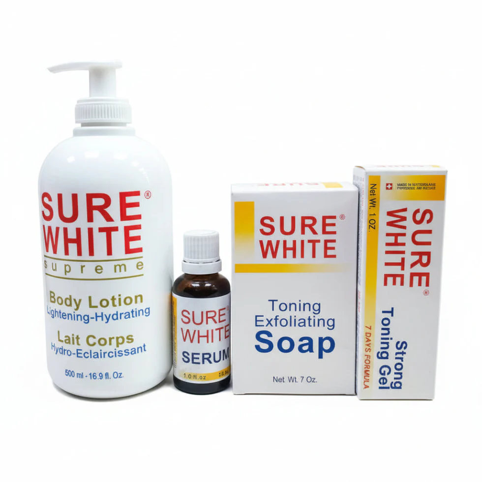 Sure White Supreme Lightening Hydrating Body Lotion 500ml | Bright Skin Care - Image 2