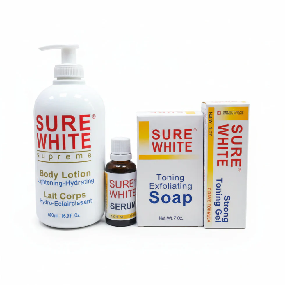 Sure White Supreme Exfoliating Soap 200g | Brightening & Skin Polish Soap - Image 2
