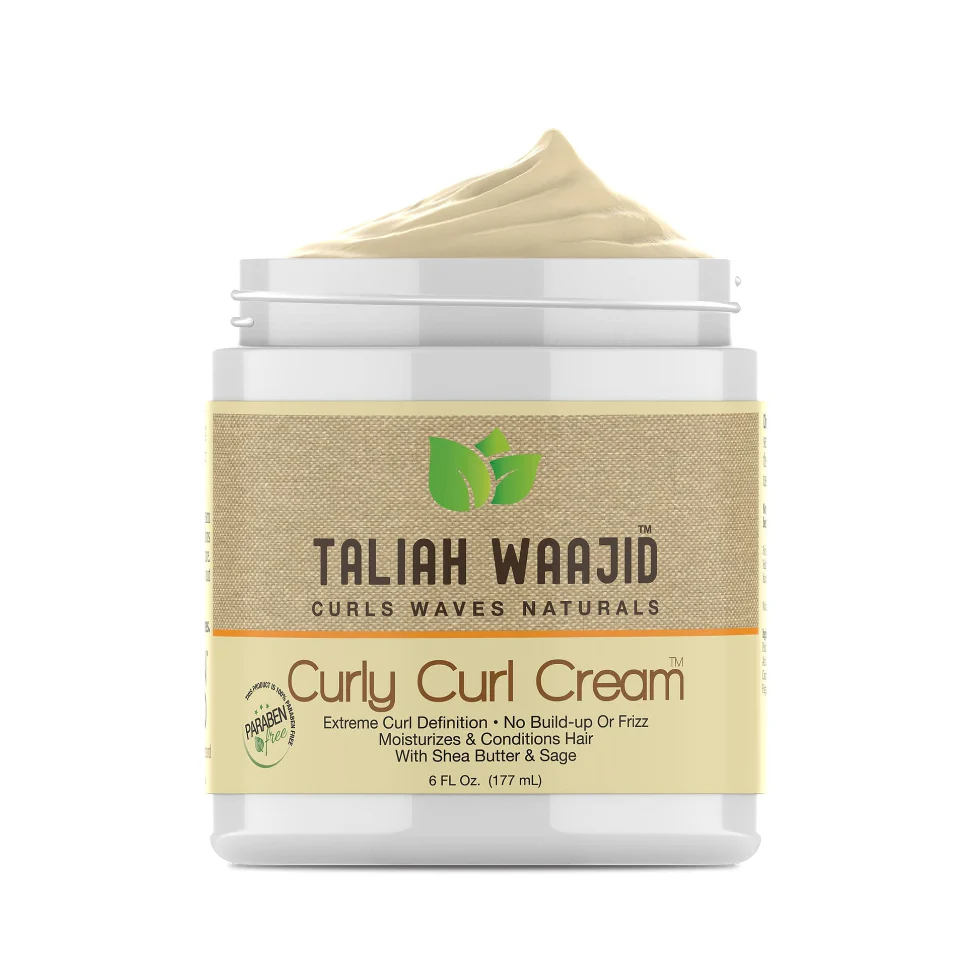 Taliah Waajid Curly Curl Cream 177ml | Define Curls & Waves, Frizz-Free Hair