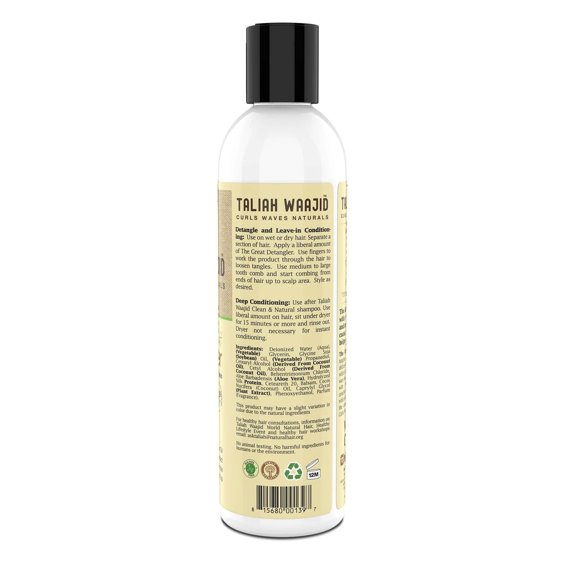 Taliah Waajid The Great Detangler Leave-In Conditioner & Cowash 237ml - Image 3