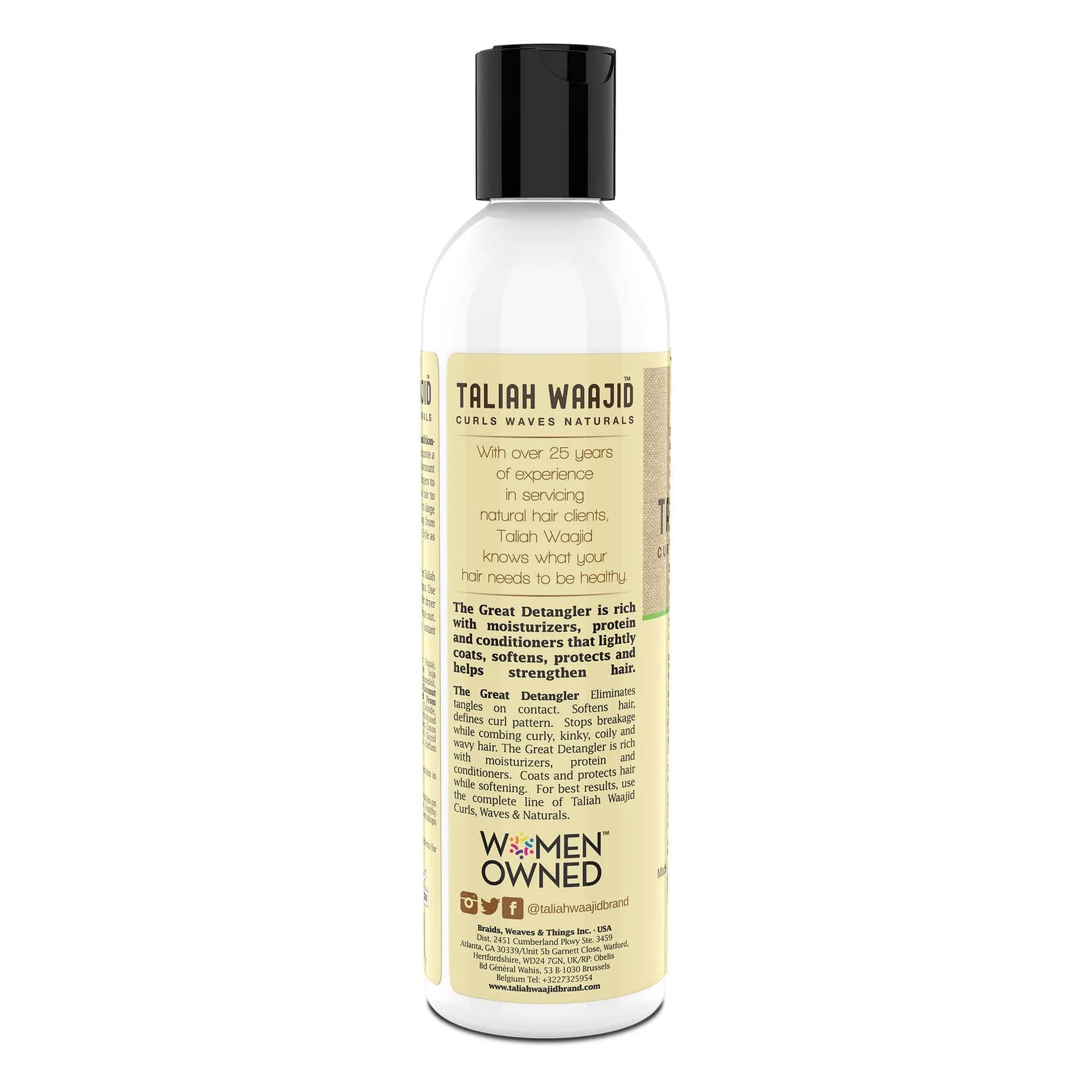 Taliah Waajid The Great Detangler Leave-In Conditioner & Cowash 237ml - Image 4