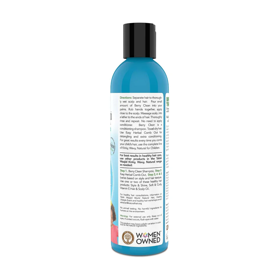 Taliah Waajid For Children  Berry Clean 3-In-1 Shampoo 236ml | Gentle Cleanser - Image 2