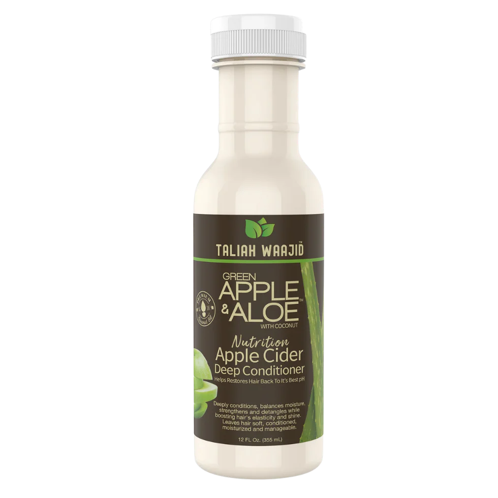 Taliah Waajid Green Apple & Aloe Apple Cider Deep Conditioner 12oz | Nourish & Restore Hair