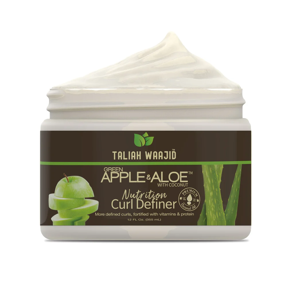 Taliah Waajid Green Apple & Aloe Nutrition Curl Definer 12oz | Define & Strengthen Curls - Image 2