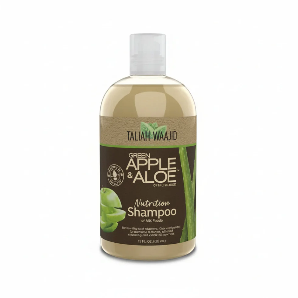 Taliah Waajid Green Apple & Aloe Nutrition Shampoo 12oz | Strengthen & Moisturize Hair