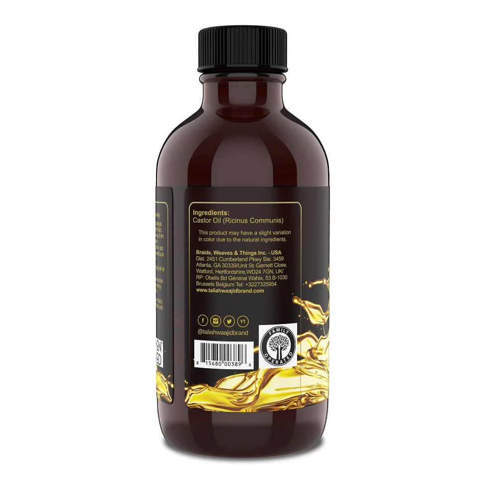Taliah Waajid Jamaican Black Castor Oil 4oz – Hair Growth & Moisturizing Treatment - Image 3