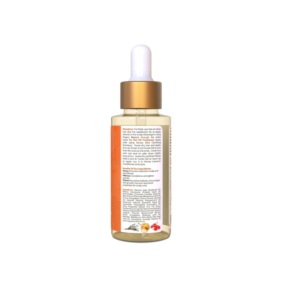 Taliah Waajid Love My Locs Gro Loc Drops Enrichment Oil 2oz | Hydrate & Strengthen Locs - Image 2