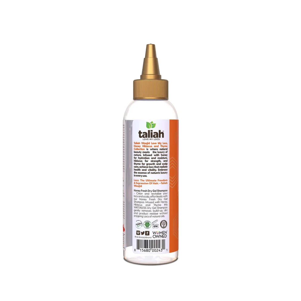 Taliah Waajid Love My Locs Honey Fresh Dry Gel Shampoo 4oz | Waterless Loc Care - Image 2